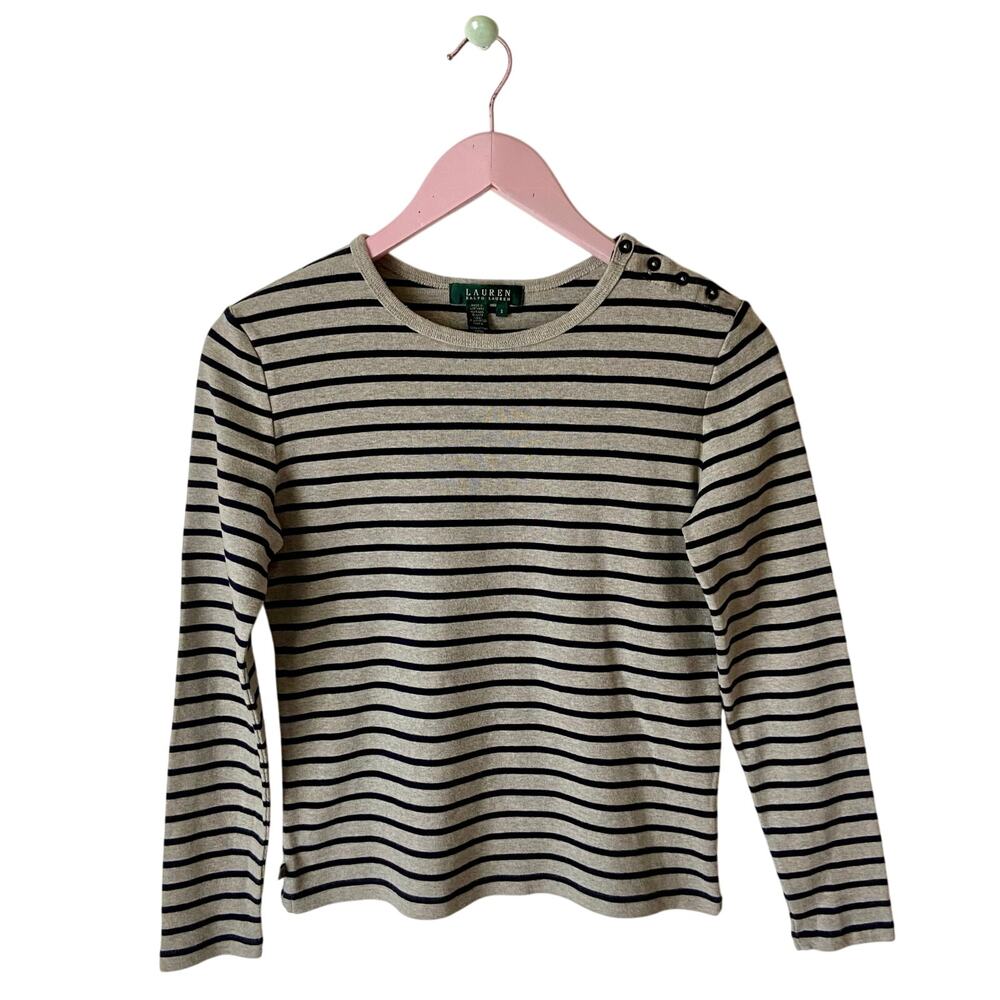 Ralph Lauren Long Sleeve Striped Tee